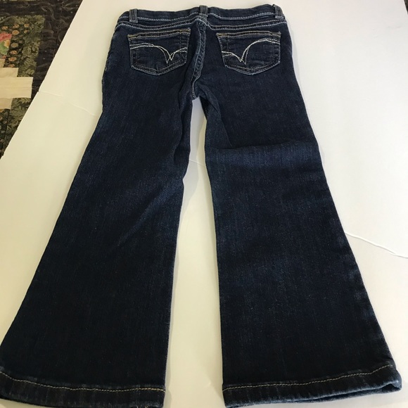 Jumping Beans Girl’s 4T Dark Blue Distressed Denim Jeans. - Picture 5 of 10